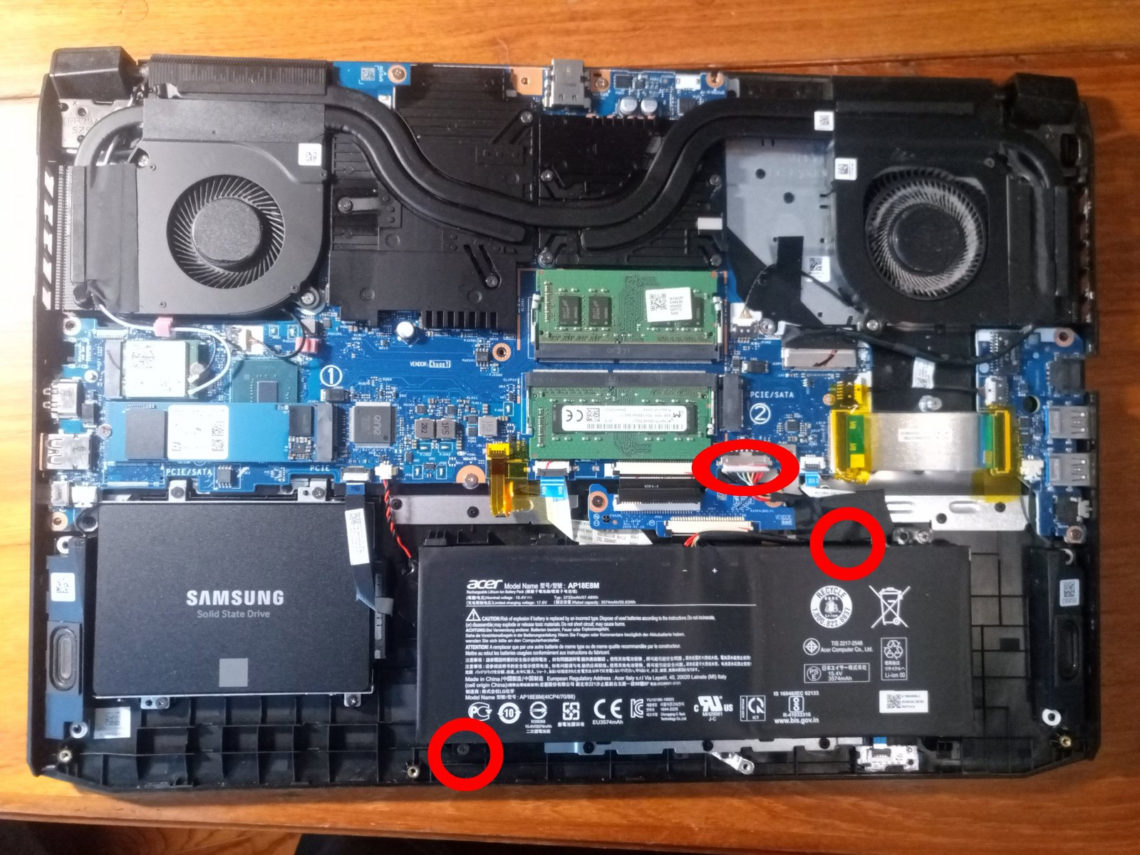 How to replace and fix ACER AN517-41 an517-52-72QF 30pin LED DC02003P300 LCD Cable (acer AN517-52)